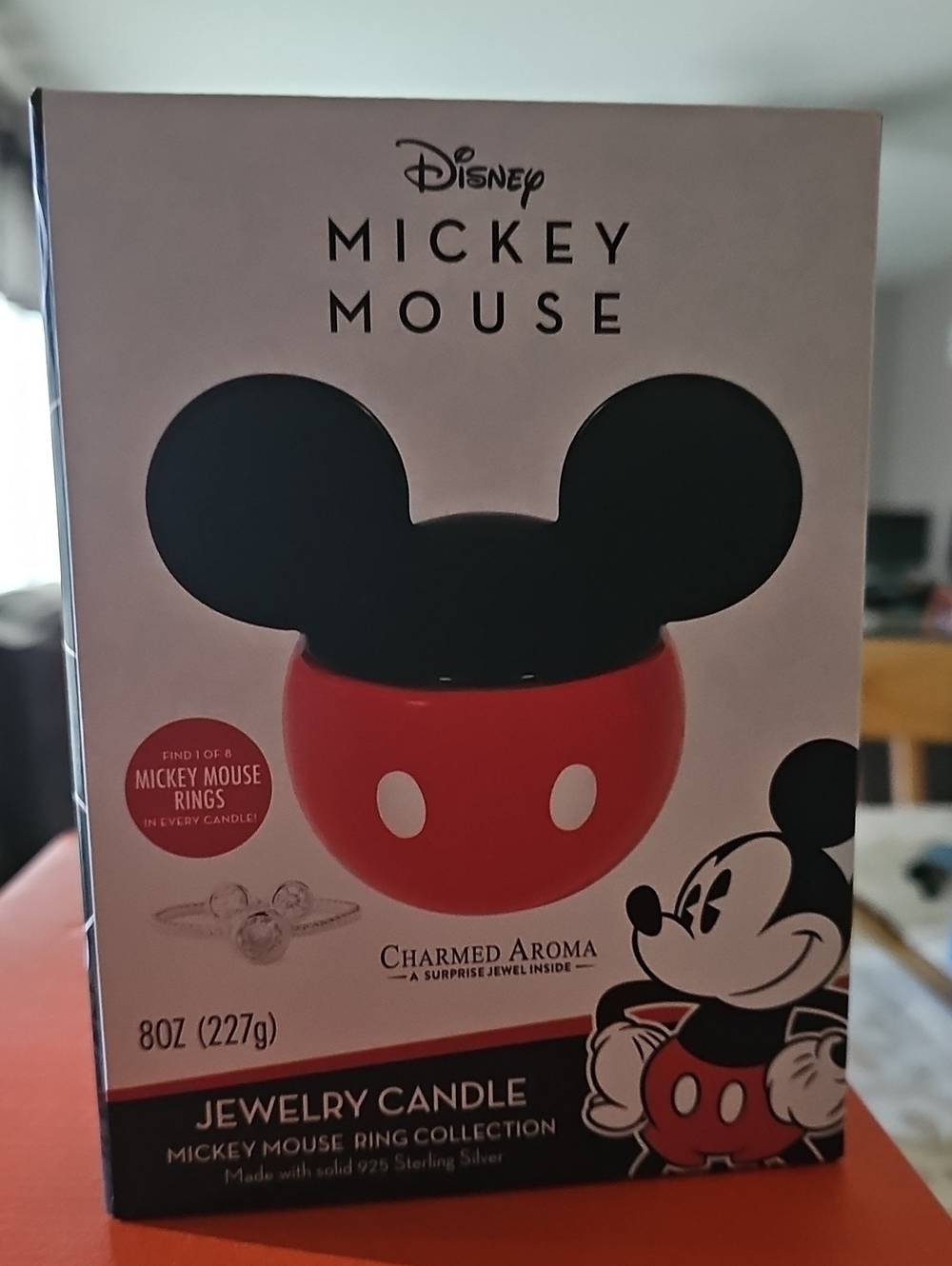 Disney Mickey Mouse Red & Black Jewelry Candle - Charmed Aroma